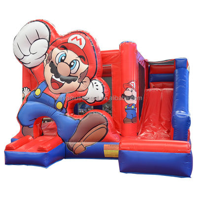 Personalizar Acceptado Castillo Inflable Rojo Parque de juegos para Niños Casa de Salto