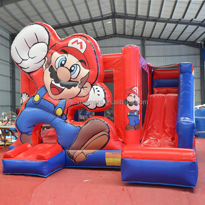 Personalizar Acceptado Castillo Inflable Rojo Parque de juegos para Niños Casa de Salto