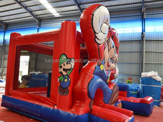 Personalizar Acceptado Castillo Inflable Rojo Parque de juegos para Niños Casa de Salto