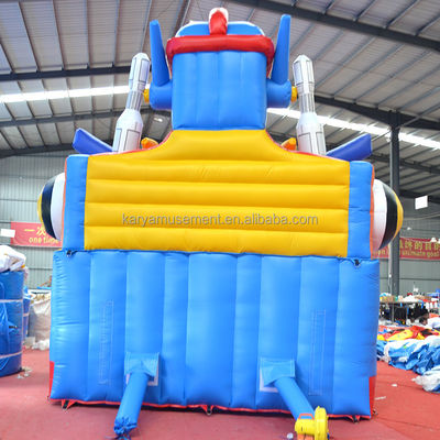 Trampolín personalizado de pequeño tamaño inflable mecánico Ares Fun City Bouncer Combo Slide