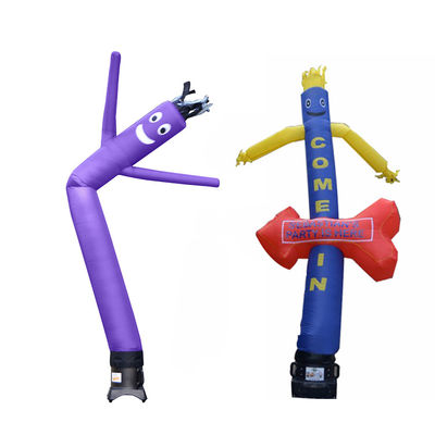 CE soplador y accesorios de reparación incluidos hombres de publicidad inflables en colores vibrantes