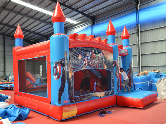 Entretenimiento infantil al aire libre o en el interior Inflable A-vengers Castillo de salto