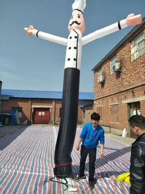 6m inflables Chef Sky Bailando Tubo de Aire Bailante Hombre Agitando modelo para publicidad al aire libre