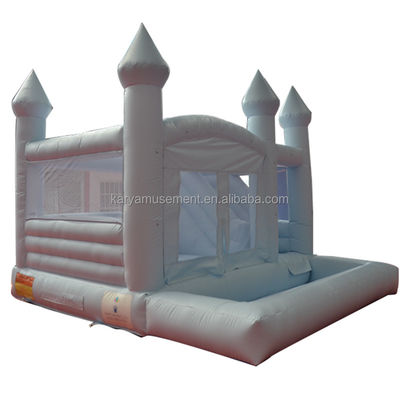 Color personalizado Fiesta de bodas portátil Casa de salto Slide combinado y Fosa de bola para niños