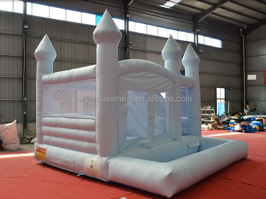 Color personalizado Fiesta de bodas portátil Casa de salto Slide combinado y Fosa de bola para niños