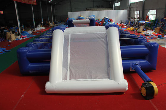 Juego de fútbol de mesa humano Campo de deporte inflable con soplador Por mar / Por transporte aéreo