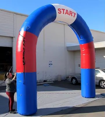 Eventos de la empresa personalizados Arco inflable al aire libre con publicidad del tema del delfín