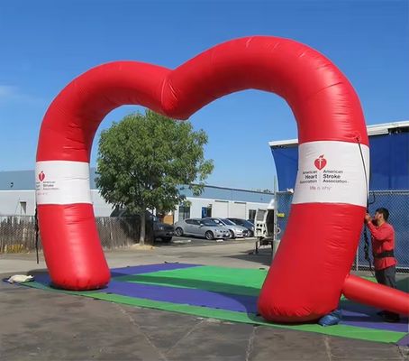 Eventos de la empresa personalizados Arco inflable al aire libre con publicidad del tema del delfín