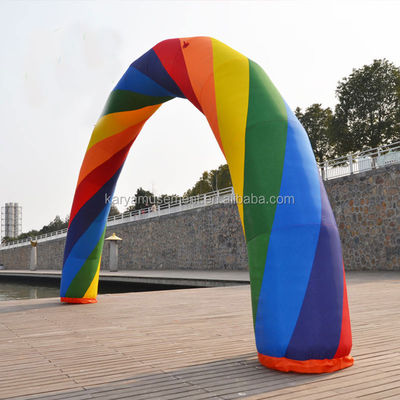 Eventos de la empresa personalizados Arco inflable al aire libre con publicidad del tema del delfín