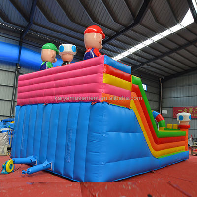 Rango de edad 14 Años y más Portable PVC Inflatable Mario Fun City Juego de Parque infantil para niños