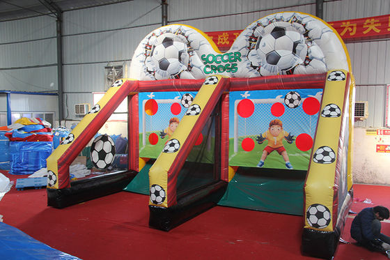 Juego de Fútbol Inflables Colorido Interactivo De Tiro Deportivo Juego de Carnaval Para Deportes