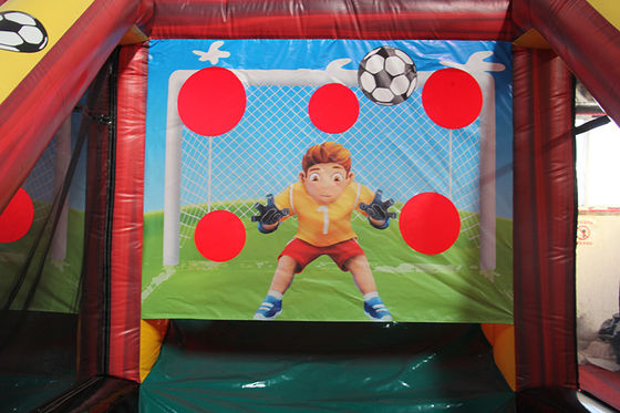 Juego de Fútbol Inflables Colorido Interactivo De Tiro Deportivo Juego de Carnaval Para Deportes