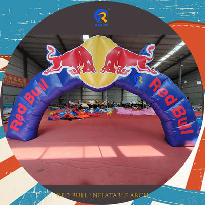 Arco inflable de género neutro Red Bull Publicidad con inflables de material PVC