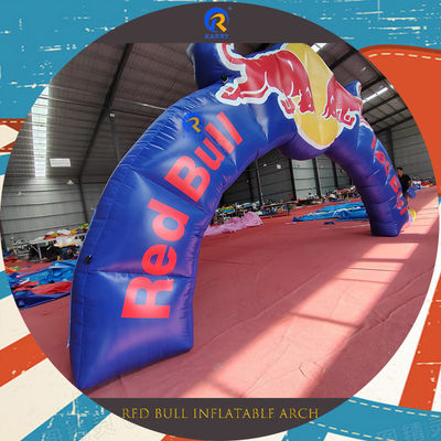 Arco inflable de género neutro Red Bull Publicidad con inflables de material PVC