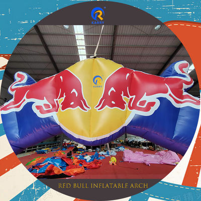 Arco inflable de género neutro Red Bull Publicidad con inflables de material PVC