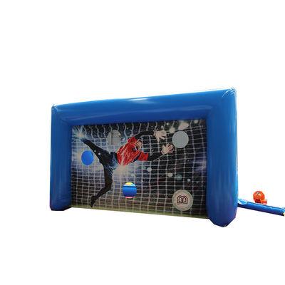 Juego de patadas de fútbol inflable para juegos deportivos Juego de tiroteo de penalidades inflable de PVC