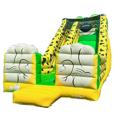 Impresión digital Leopardo amarillo Impresión inflada de salto de agua para niños y adultos