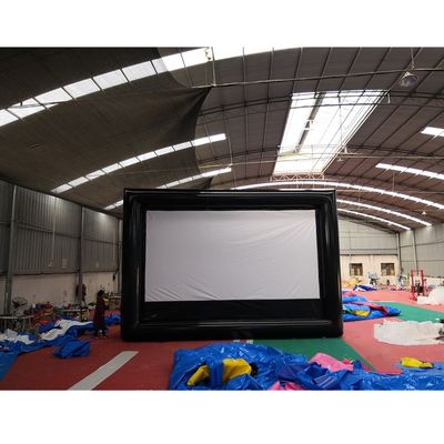 EN71/CE Certificado Super Fun Pantalla de cine de castillo inflable para publicidad exterior