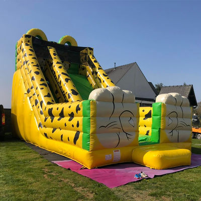 Impresión digital Leopardo amarillo Impresión inflada de salto de agua para niños y adultos