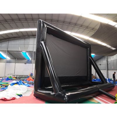 EN71/CE Certificado Super Fun Pantalla de cine de castillo inflable para publicidad exterior