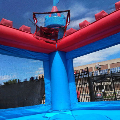 Personalizar Acceptado Caballero Valeroso Casa de Salto Azul Castillo Inflable para el patio trasero
