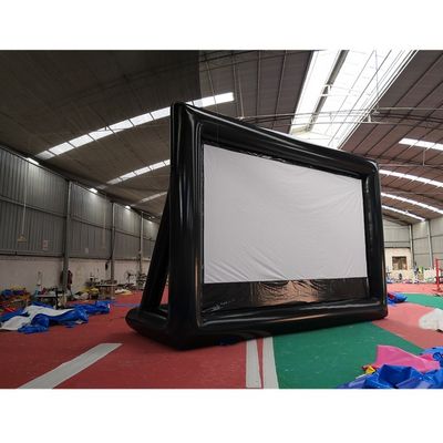 EN71/CE Certificado Super Fun Pantalla de cine de castillo inflable para publicidad exterior