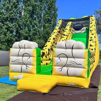 Impresión digital Leopardo amarillo Impresión inflada de salto de agua para niños y adultos