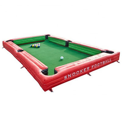 Tabla de billar de fútbol inflable de lonas de PVC personalizada para juegos interactivos