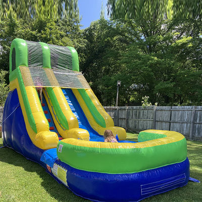 Slide de agua inflables de 25 pies con juego de agua de verano para niños