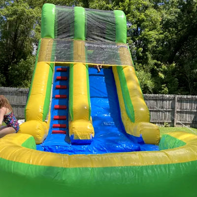 Slide de agua inflables de 25 pies con juego de agua de verano para niños
