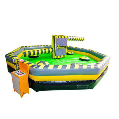 Características PORTABLE Meltdown Desafío Inflable Juego Deportivo Para Adultos PVC Salto Divertido
