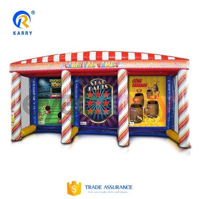 Juguetes inflables de carnaval Juegos interactivos al aire libre con soplador y accesorios de reparación CE