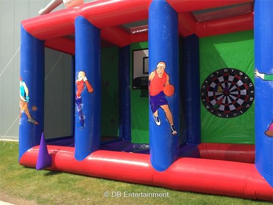 Juguetes inflables de carnaval Juegos interactivos al aire libre con soplador y accesorios de reparación CE