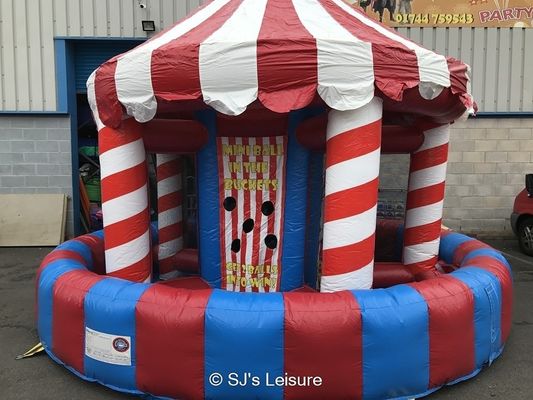 Juguetes inflables de carnaval Juegos interactivos al aire libre con soplador y accesorios de reparación CE