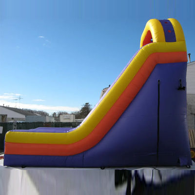 Gran tobogán seco o de agua inflable comercial doble tobogán y tobogán para alquiler de fiestas