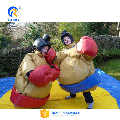 PORTABLE y personalizable más recientes trajes de lucha de sumo inflables para juegos de deportes calientes
