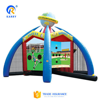 Unisex PORTABLE Carnaval inflable Juego 5 en 1 Deportes interactivos