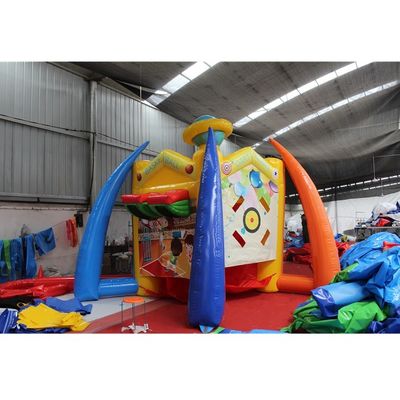 Unisex PORTABLE Carnaval inflable Juego 5 en 1 Deportes interactivos