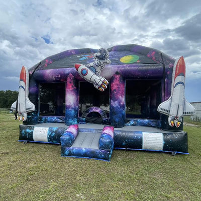 Blower Muy buena fiesta de niños Astronauta Castillo Nave espacial Casa de rebote inflable