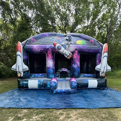 Blower Muy buena fiesta de niños Astronauta Castillo Nave espacial Casa de rebote inflable