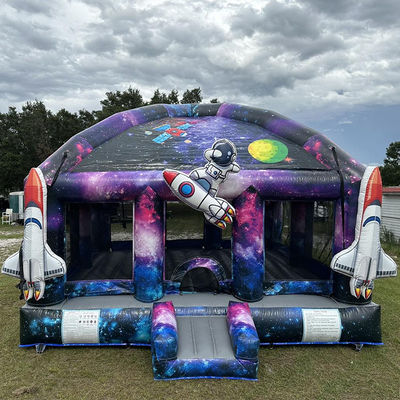 Blower Muy buena fiesta de niños Astronauta Castillo Nave espacial Casa de rebote inflable