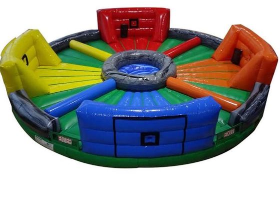 Desata la diversión con Bungees humanos corriendo y hambrientos hipopótamos Chow Down juego inflable