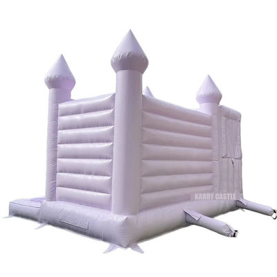 Castillo decorativo inflable de PVC de calidad comercial con fosa de bolas y tobogán