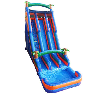 Esquí de agua de palma de naranja de doble deslizamiento y piscina para diversión en el patio