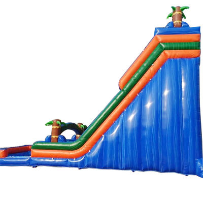 Esquí de agua de palma de naranja de doble deslizamiento y piscina para diversión en el patio
