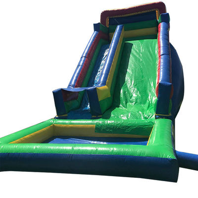 Alquiler de un tobogán de salto de agua con cubo inflable piscina para ocasiones comerciales