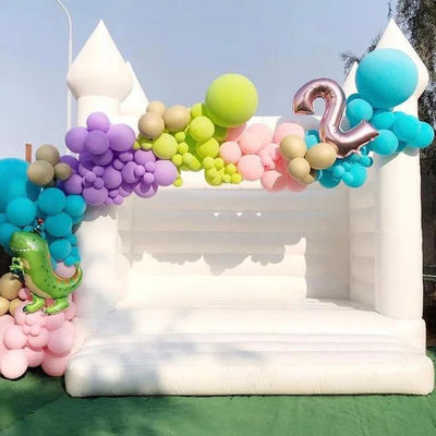 CE/EN71 Certificado tamaño personalizado Moonwalk inflable castillo de salto para fiesta de bodas