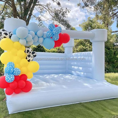 CE/EN71 Certificado tamaño personalizado Moonwalk inflable castillo de salto para fiesta de bodas