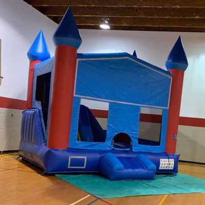 Casa de rebote inflable de PVC con deslizamiento interior