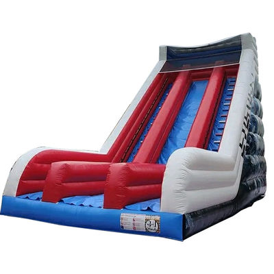 Entretenimiento al aire libre Es necesario tener Red Spiderman Deslizamiento seco inflable con 2 escaleras